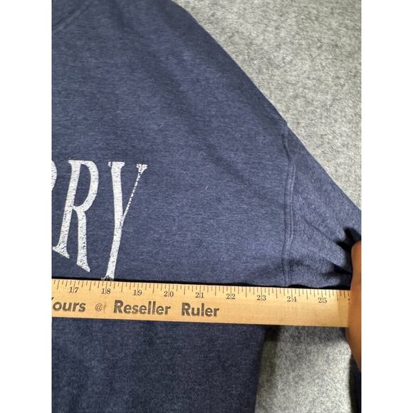 Altar'd State Sweater Women Medium Blue Crewneck Long Sleeve Strawberry Farms - Picture 4 of 7